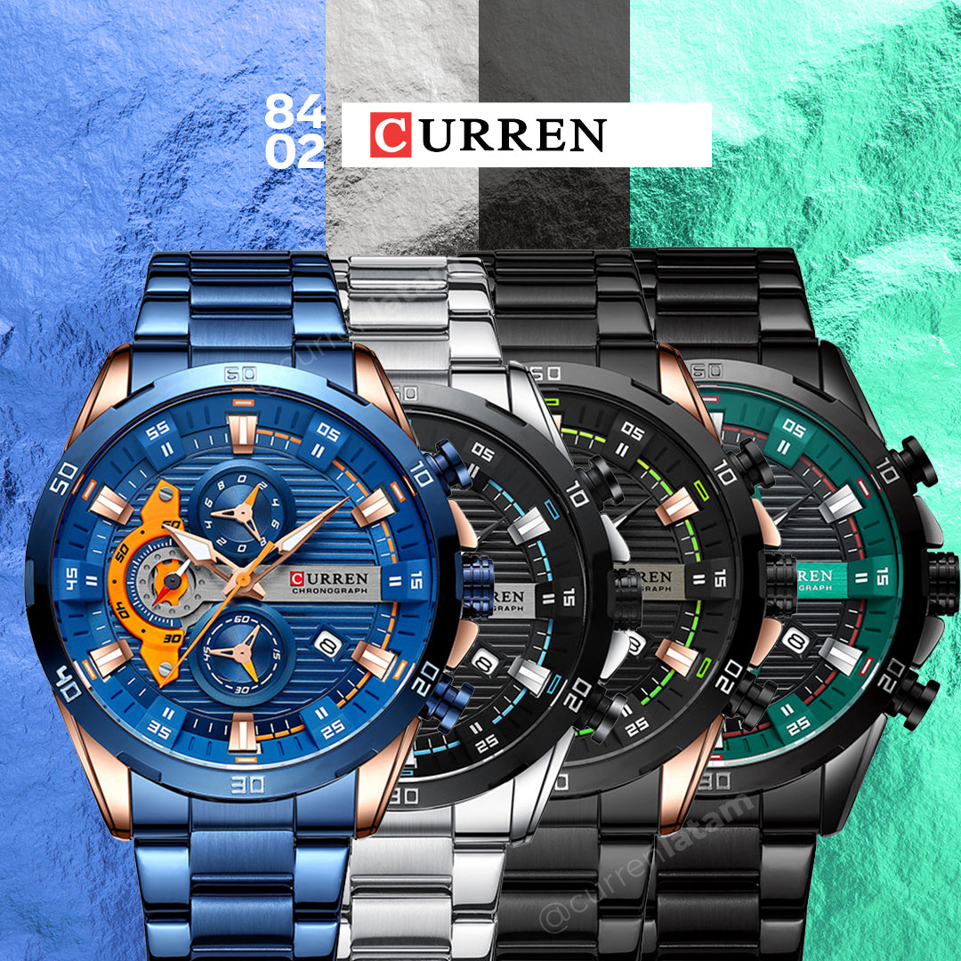 Reloj CURREN® CUARZO HOMBRE Acero Inoxidable